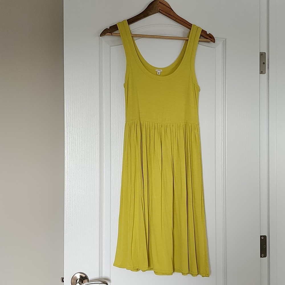 J Crew fit & flare jersey tank dress, size XS
